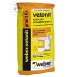 Weber-Vetonit granit fix клей для керамогранита
