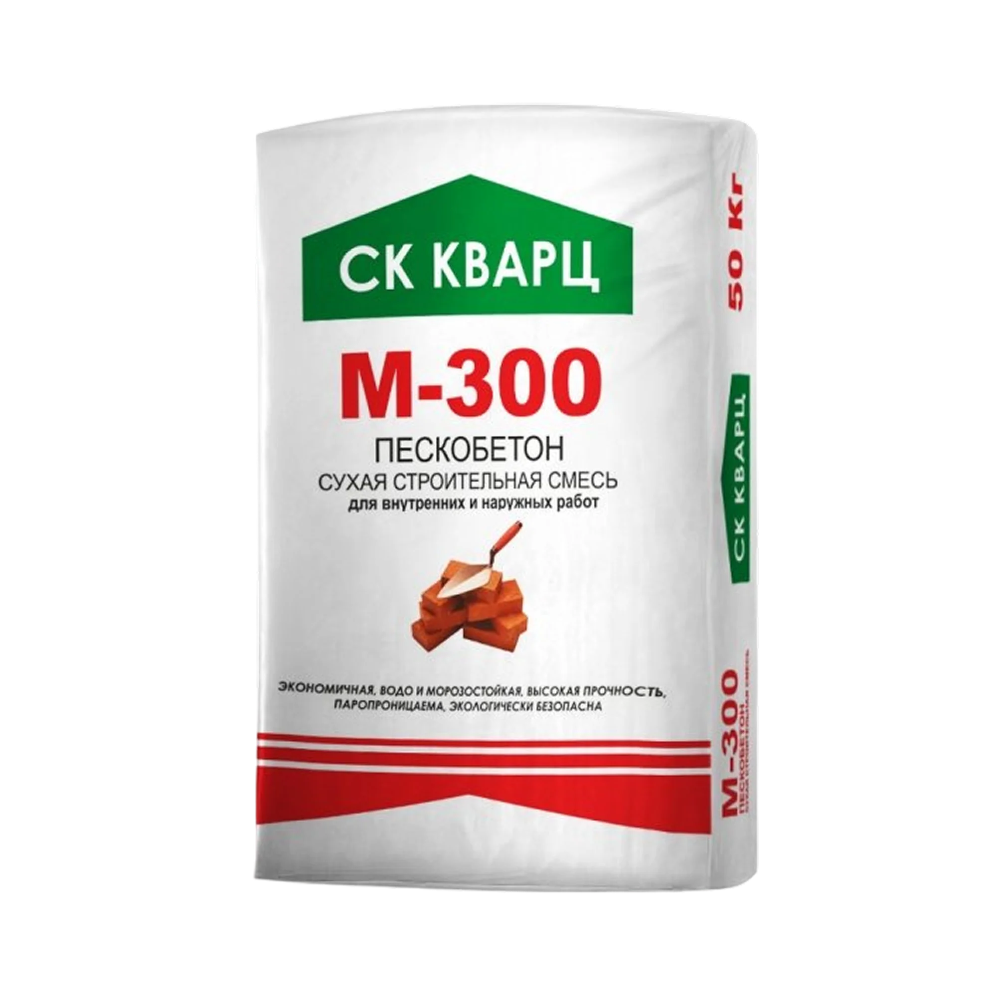 КВАРЦ М-300 Смесь сухая Пескобетон, 50 кг