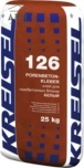 Kreisel Porenbetonkleber Weiss 126 белая кладочная смесь для блоков из ячеистого бетона, 25 кг