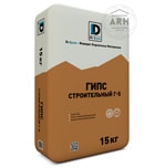 De Luxe Г-5 гипс строительный (Алебастр) 15 кг
