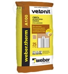 Weber-Vetonit Therm A100 клей для пенополистирола