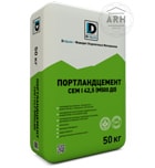 De Luxe CEM I 42,5 (М500 Д0) портландцемент 50 кг