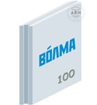 Волма ПГП 100мм полнотелая пазогребневая плита