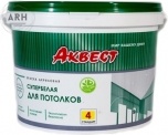 Аквест-4 Стандарт краска акриловая супербелая для потолков, 45 кг