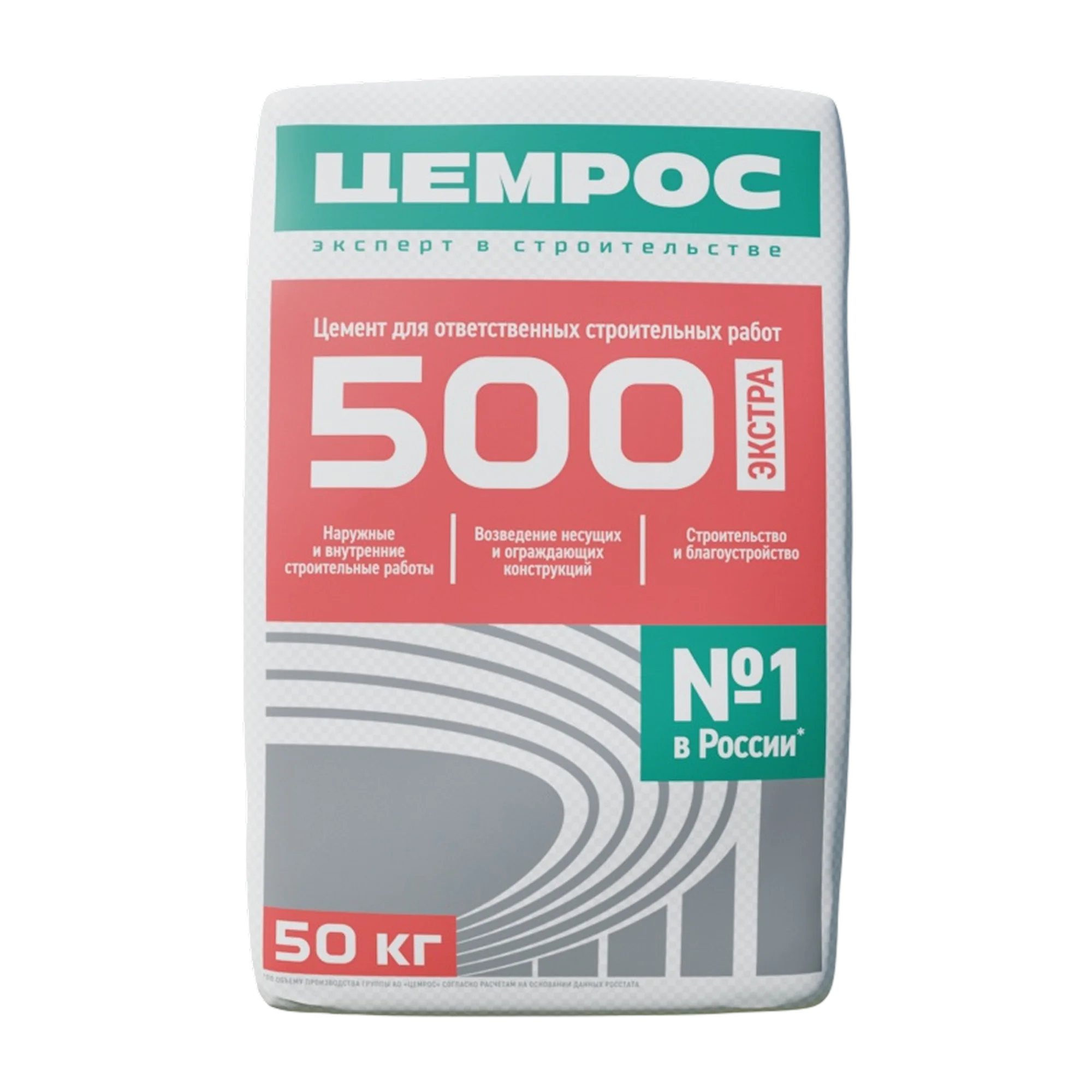 ЦЕМРОС Цемент М500, 50кг