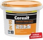 Ceresit CT 95 готовая белая финишная полимерная шпаклевка, 5 л