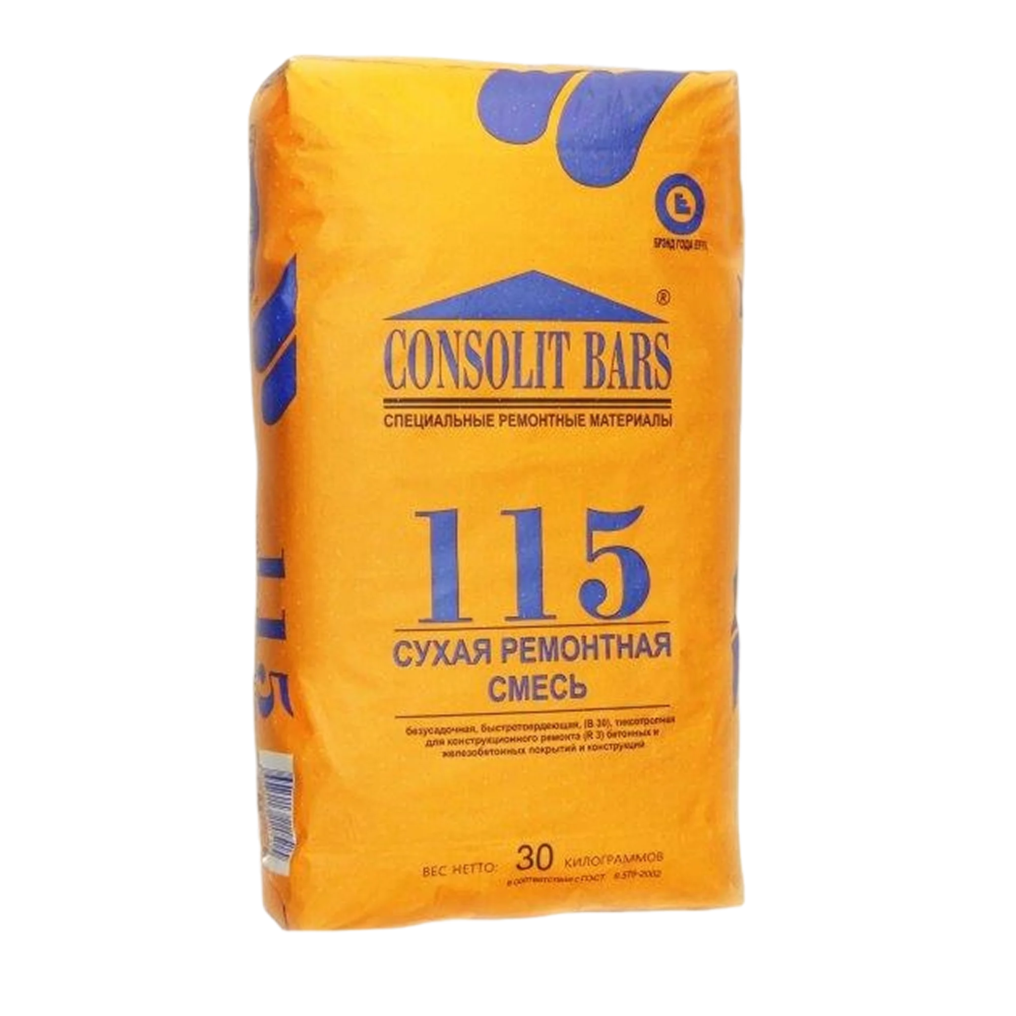 CONSOLIT BARS 115 Сухая ремонтная смесь (В 30Т) финишная, 30 кг