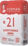 Форман 21 гипсовая белая шпатлевка 20 кг