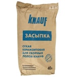 Кнауф керамзит фракция 0-5 мм, 0,04 м3 засыпка для полов