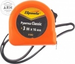 Рулетка Classic 3 м х 16 мм, пластиковый корпус Sparta