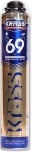 Krass Professional V69 пена монтажная пистолетная 0,89л