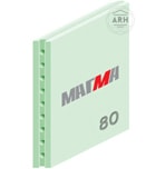 Плита гипсовая пазогребневая влагостойкая (пустотелая) (ПГПВ) Магма 667x500 80мм