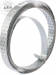 Лента перфорированная монтажная 2 мм, LM 5см х 10 м, отвер. 4,5-5 мм, цинк, Сибртех