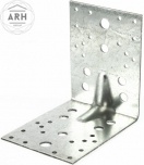 Крепежный уголок усиленный 2,5 мм, KUU 130x130x100 мм, Сибртех