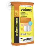 Weber-Therm S100 winter армировочно-клеевая смесь
