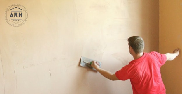 нанесение штукатурки 2