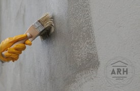 нанесение штукатурки 3