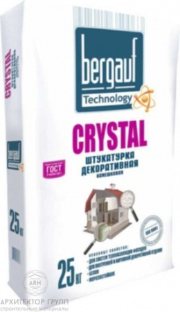Bergauf Crystal декоративная штукатурка камешковая 25 кг